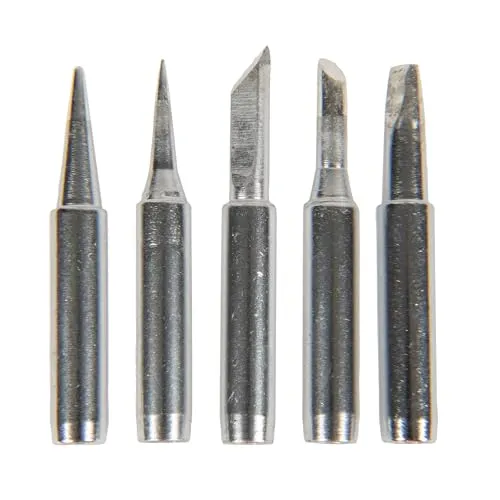 Produktbild Original Einhell Lötspitzen-Set (Lötkolben-Zubehör, für Einhell Akku-Lötkolben, 5-tlg. Set, inkl. Flachspitze, Hufeisenspitze, Messerspitze, Nadelspitze, Punktspitze)