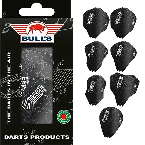 Bull's Entfesseln Sie Ihr Dart-Potenzial Flight Shape Test Kit | 7 Sets einzigartiger Dart-Flüge zur Perfektionierung Ihres Wurfs