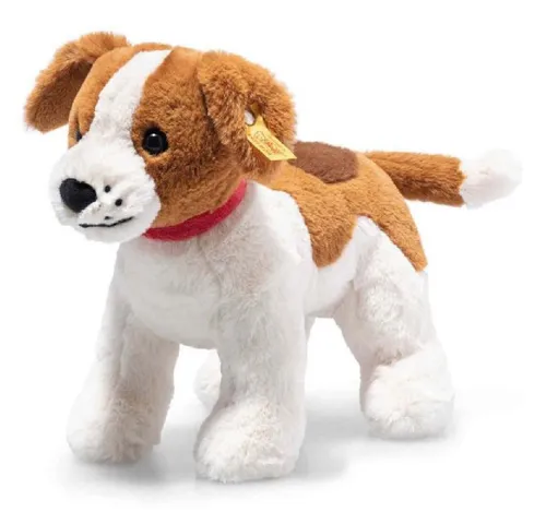 Steiff 067082 Snuffy Hund - 27 cm, braun beige Plüsch, langlebig und hochwertig für unvergessliche Kuschelstunden