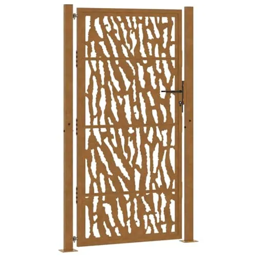 vidaXL Wetterfestes Gartentor 105x180 cm im Spurendesign