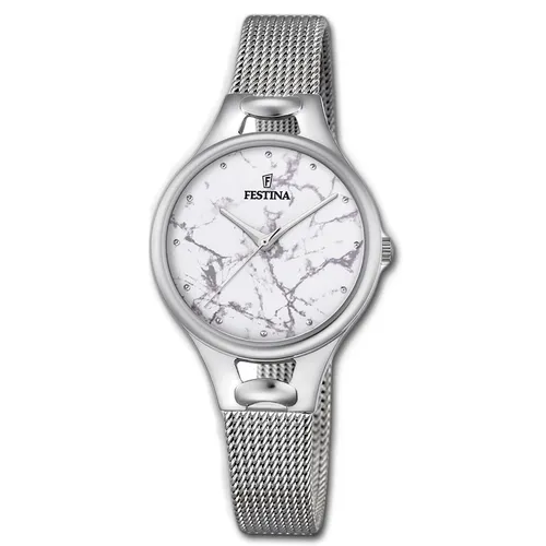 Festina Damen Uhr F16950/E Stahl Armband-Uhr Mademoiselle silber UF16950/E