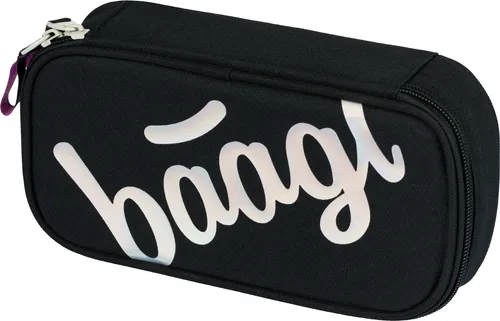 BAAGL Stiftemäppchen Metallic Holo in schwarz von BAAGL