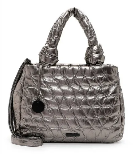 Tamaris Schultertasche Caren Shopper Darksilver - Stylische Schultertasche von Tamaris in Darksilver mit origineller Struktur. Geräumiges Hauptfach und abnehmbarer, verstellbarer Schulterriemen sorgen für Komfort und Funktionalität im Alltag.