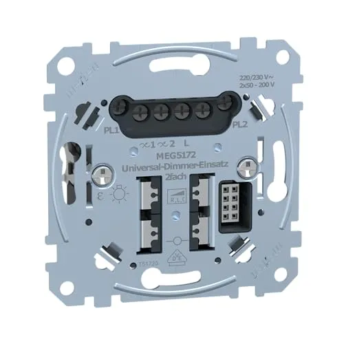 Merten MEG5172-0000 Universal-Dimmer-Einsatz 2fach von Schneider Electric