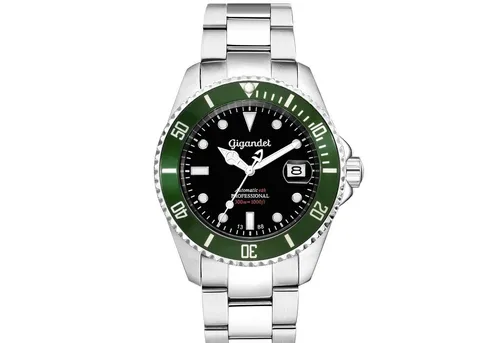 Gigandet Taucheruhr Herren Automatik Sea Ground G2-005 - Armbanduhren für Herren, wasserdicht bis 300 Meter, ausgestattet mit hochwertigem Automatik-Uhrwerk von Seiko und Sicherheits-Faltschließe für optimalen Tragekomfort.