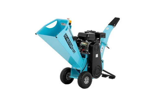 hillvert HT-HECTOR 212T Gartenhäcksler - Häcksler mit 7 PS Benzinmotor, zerkleinert Äste bis 80 mm Durchmesser, einstellbarer Auswurftrichter für flexibles Arbeiten und großer Benzintank für bis zu 2 Stunden Einsatz.