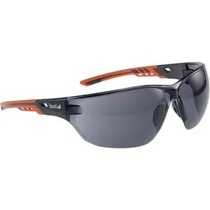 Bolle Schutzbrille Ness+ NESSPPSF, getönt, Bügelbrille, schwarz-orange