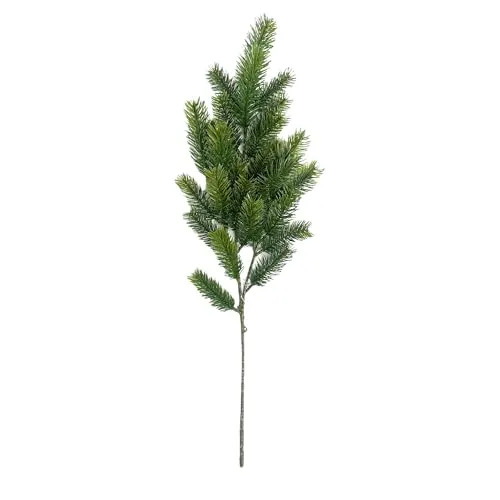 Gasper Künstlicher Tannenzweig mit 28 Trieben. Gesamtlänge ca 67 cm.