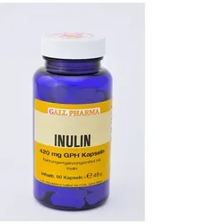 Inulin 420 mg GPH Kapseln - Ballaststoffe für eine gesunde Verdauung - Ballaststoffe mit 420 mg Inulin pro Kapsel, unterstützen die Verdauung und fördern ein gesundes Mikrobiom.