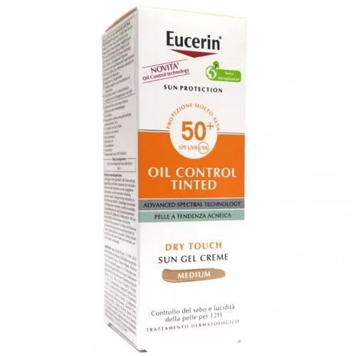 Eucerin Sun Oil Control Tinted Creme Lsf 50+ Mitt.