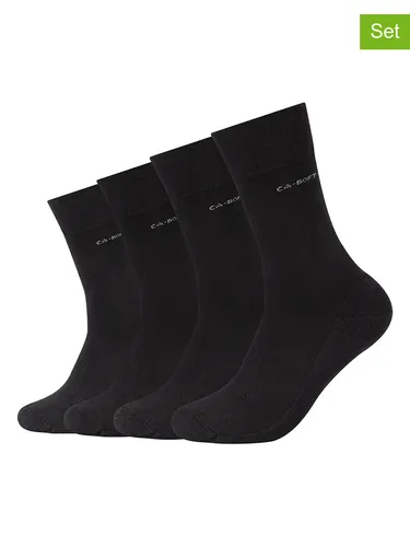 camano 4er-Set: Socken in Schwarz, Größe 35-38, Damen