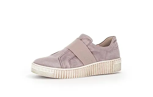 Gabor Damen Low-Top Sneaker, Frauen Halbschuhe,Wechselfußbett,Best Fitting,straßenschuhe,Strassenschuhe,Tender (beige),37.5 EU / 4.5 UK