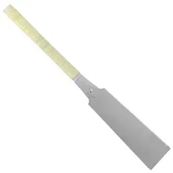 FAMEX Japansäge Gyokucho 651 Profi Handsäge 240mm - Professionelle Ryoba-Säge für präzise Holzverarbeitung mit doppelseitigem Sägeblatt für Querschnitte und Längsschnitte. Ideal für Möbelschreiner und Restauratoren, extrem langlebig mit 68-71 HRC.