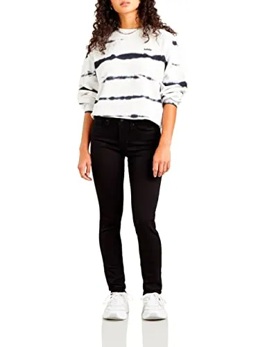 Levi's 311 Shaping Skinny Jeans für Damen, Gr. 29, Länge 28, schwarz - Bestseller im Jeans-Segment. Enge Skinny-Jeans mit Shaping-Einsatz für eine perfekte Passform, Five-Pocket-Style und elastische Denimqualität für optimalen Komfort.