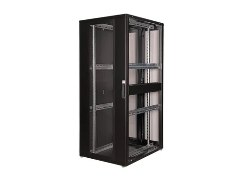 Roline Pro Netzwerkschrank 800 x 1000 mm - 42HE - Server-Zubehör, robuster Netzwerkschrank in Jet Black für optimale Organisation und Schutz Ihrer Netzwerkkomponenten.