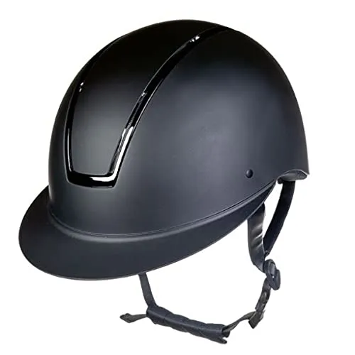 HKM Reithelm -Lady Shield- schwarz L (58-60 cm) - Reithelm in elegantem Schwarz, Größe L (58-60 cm), bietet optimalen Schutz und Komfort für Reiterinnen. Ideal für sicheres Reiten im Training oder Wettkampf.