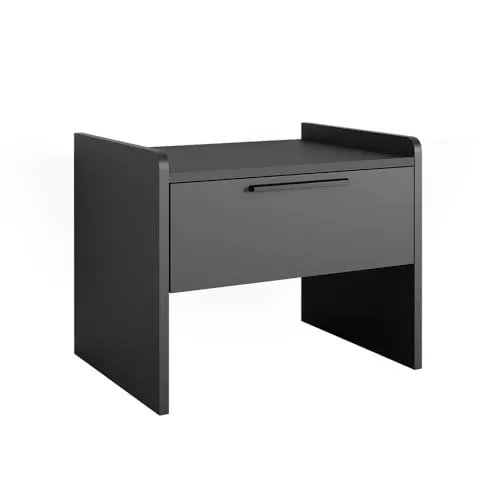 Vicco Esszimmerbank Roman, Anthrazit, 53,5 x 41,1 cm mit Schublade - Elegante Küchenbank 
