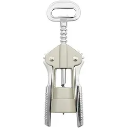 FMprofessional Wein- und Proseccoöffner - Korkenzieher und Kapselheber in einem, ideal für müheloses Öffnen von Wein- und Proseccoflaschen, auch für Kunststoffkorken geeignet – perfekte Ergänzung für jede Küche.