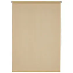 Seitenzugrollo Klemmfix-Rollo, K-HOME, Lichtschutz, ohne Bohren, Klemmfix, 1 Stück beige 90 cm x 150 cm