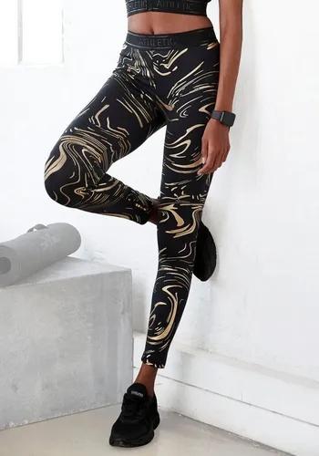 Funktionsleggings LASCANA ACTIVE für Damen in gold von LASCANA ACTIVE