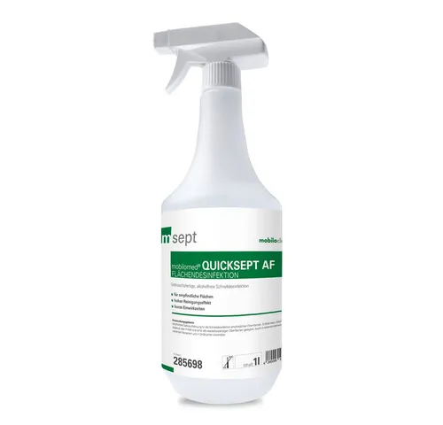 Mobiloclean Quicksept AF 1 L Gebrauchsfertige, alkohlfreie Schnelldesinfektion Oberflächen-Desinfektionsmittel