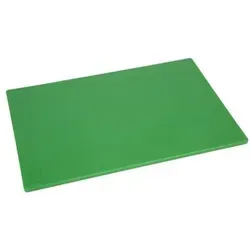 Hygiplas LDPE Schneidebrett Grün 45x30x1cm - Schneidebrett in grün 45x30x1cm, verhindert Kreuzkontamination und eignet sich ideal für Obst und Gemüse. Strapazierfähig und nicht absorbierend, perfekt für die professionelle Küche.