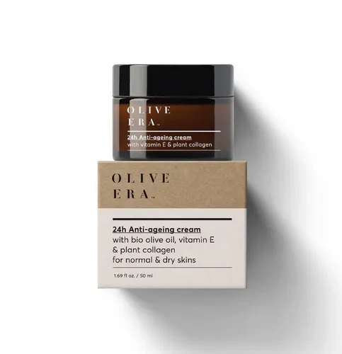 OLIVE ERA Gesichtspflege 1-tlg. Creme - Hochwertige Gesichtscreme mit feuchtigkeitsspendenden Inhaltsstoffen, ideal zur täglichen Pflege der Haut. Kompakt und praktisch für unterwegs.