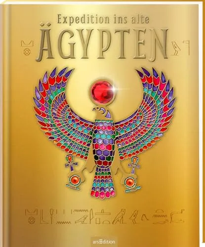 Expedition ins alte Ägypten - Faszinierendes Reisetagebuch mit fiktiven Aufzeichnungen einer Ägypten-Expedition 1926. Detailreiche Illustrationen und herausnehmbare Effekte machen es zum perfekten Geschenk für Entdecker ab 9 Jahren.