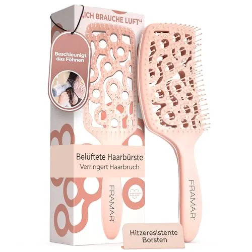 FRAMAR Sekt Haarbürste Ohne Ziepen