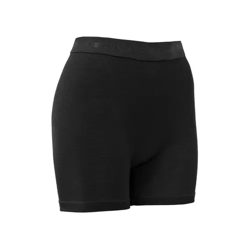 Devold Women's Breeze Plus Merino 200 Boxer - Merinounterwäsche für Damen - Leichte Merinounterwäsche für Wanderungen, Farbe: Schwarz, Größe: M; bietet hohen Tragekomfort dank Stretchmaterial und 100% Wolle.