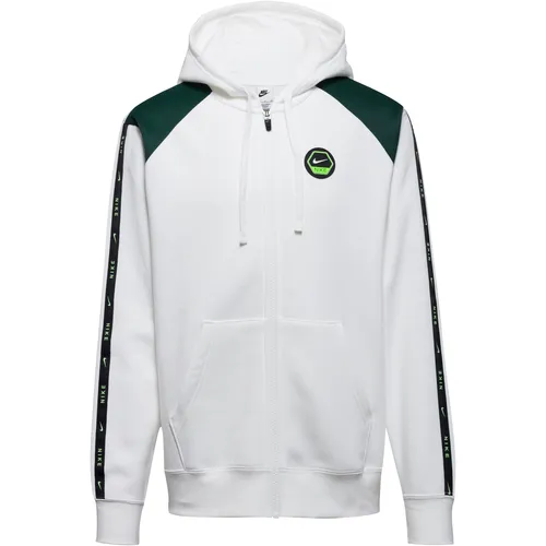 Nike Sportswear Kapuzensweatshirt M NSW CS HOODY FLC BB weiß XL (56/58) - Sportliches Kapuzensweatshirt aus 80% Baumwolle, ideal für den Alltag. Bequemer Schnitt und stylische Farben machen es zum perfekten Begleiter für aktive Tage.
