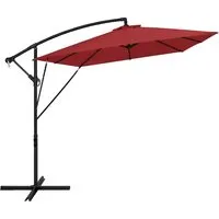 ML-Design Ampelschirm Rot 330 cm von ML DESIGN