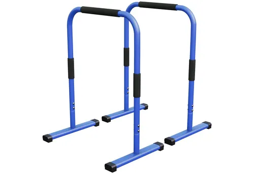 GORILLA SPORTS Griff Dip Barren 2er Set - Rutschfest und bis 200kg belastbar - Möbelgriffe für effektives Armtraining, rutschfeste Griffe und maximale Belastbarkeit von 200kg für optimales Push Workout im Home Gym.