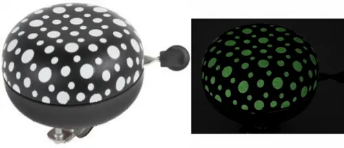 Ding Dong Fahrradklingel Fluo 80 mm fluoreszierende Fahrrad XXL Klingel Glocke (
