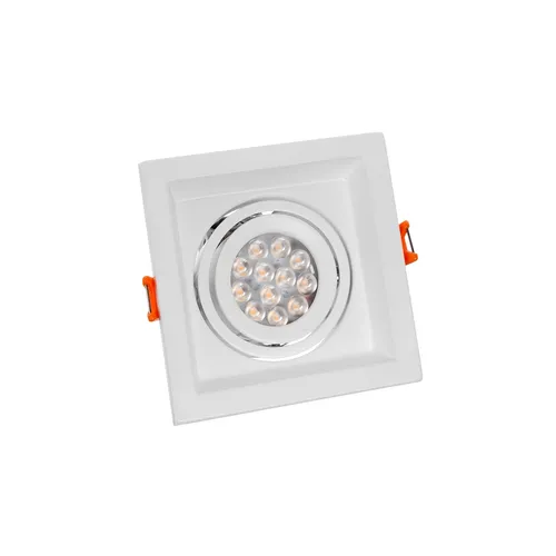 LED MDD MiniUno GU10 Einbaustrahler Downlight IP20 max.10W schwenkbar weiß eckig