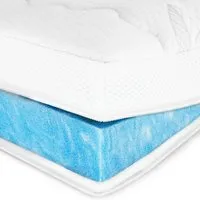 AM Qualitätsmatratzen Topper ClimaFlex Summer 80x200 cm - Druckentlastender Topper aus atmungsaktivem ClimaFlex-Schaum, ideal für Allergiker und für ein angenehmes Schlafklima. Made in Germany mit 30 Nächte Zufriedenheitsgarantie.