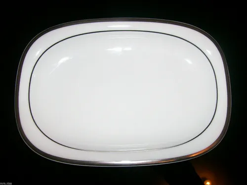 Produktbild Rosenthal studio-line Suomi Platinum Servierplatte 24 cm **NEUWARE 1.Wahl**