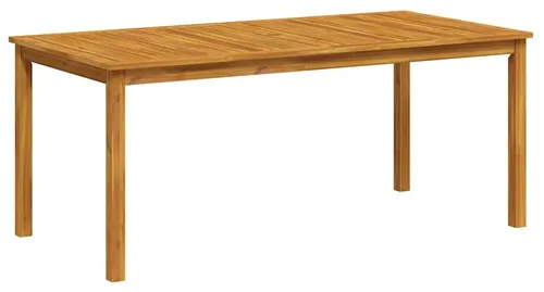 vidaXL Esstisch aus massivem Akazienholz - Rustikaler Gartentisch für den Außenbereich, ideal für gemütliche Mahlzeiten mit Familie und Freunden. Robuste und pflegeleichte Tischplatte aus hochwertigem Akazienholz.