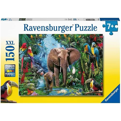 Ravensburger XXL Puzzle - Dschungelelefanten, 150 Teile
