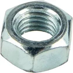 Tecuro Sechskantmuttern M5 - 100 Stück Din 934, Stahl Verzinkt
