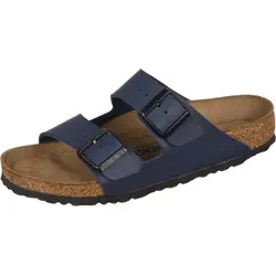 Birkenstock Arizona BF SFB blau Gr. 47 - Pantoletten mit anatomisch geformtem Korkfußbett und Weichbettung für höchsten Tragekomfort. Ideal für Beruf und Freizeit, überzeugt die Birkenstock Arizona durch ihre modische Farbe und Flexibilität.