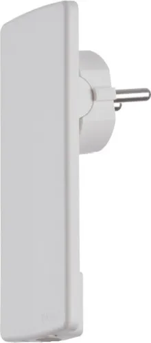 Schulte EVOline Plug 00.003 Flachstecker beweglich weiß