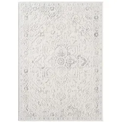 carpet city Kurzflor Teppich Creme 120x170 cm in weiß von Carpet City