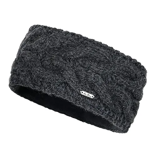 McRon Damen Gestricktes Stirnband Kathrine Anthrazit in grau von McRon
