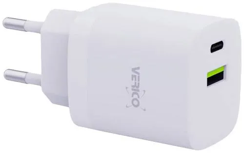 Verico Mojo 30W GaN 2 USB Ladegerät 30 W 1x USB-A, 1x USB-C Weiß Innenbereich