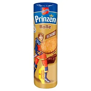 Prinzenrolle Schoko 400g - Feine Schokolade mit knusprigen Keksen und cremiger Schokoladenfüllung, ideal für den süßen Snack zwischendurch.