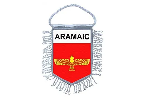 Akachafactory Wimpel mini Flagge Fahne flaggen miniflagge aramäische