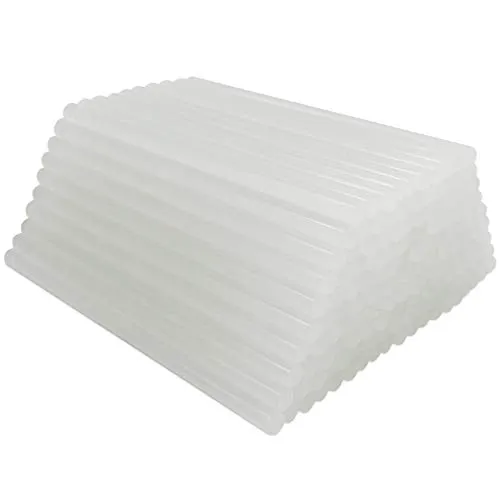 FANGZIDM 150 Stück Heißklebestifte 7mm x 150mm Super Sticky Adhesive Klebesticks für Heißklebepistole Transparent