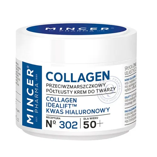 Mincer Pharma Collagen 50+ przeciwzmarszczkowy półtłusty krem do t 5902557260447
