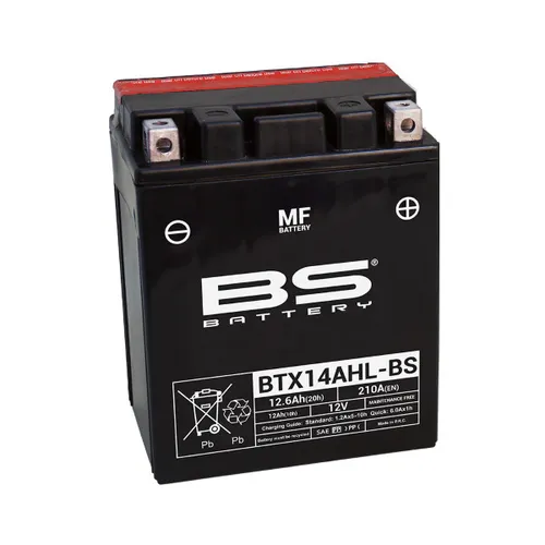 Batterie BS ytx14ahl-bs 12 V 12 Ah 133x90x164 Bereits Aktiviert Arctic Honda